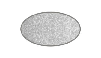 Super Dome Oval 25mm x 14.5mm (before image and clear doming is added)